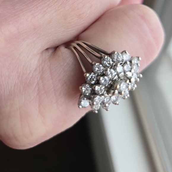 Diamond Cocktail Ring - Picture 9 of 10